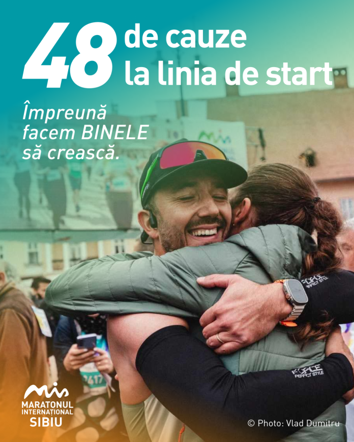 Postarea oficială de Instagram pentru Maratonul Internațional Sibiu 2026 cu proiectele selectate