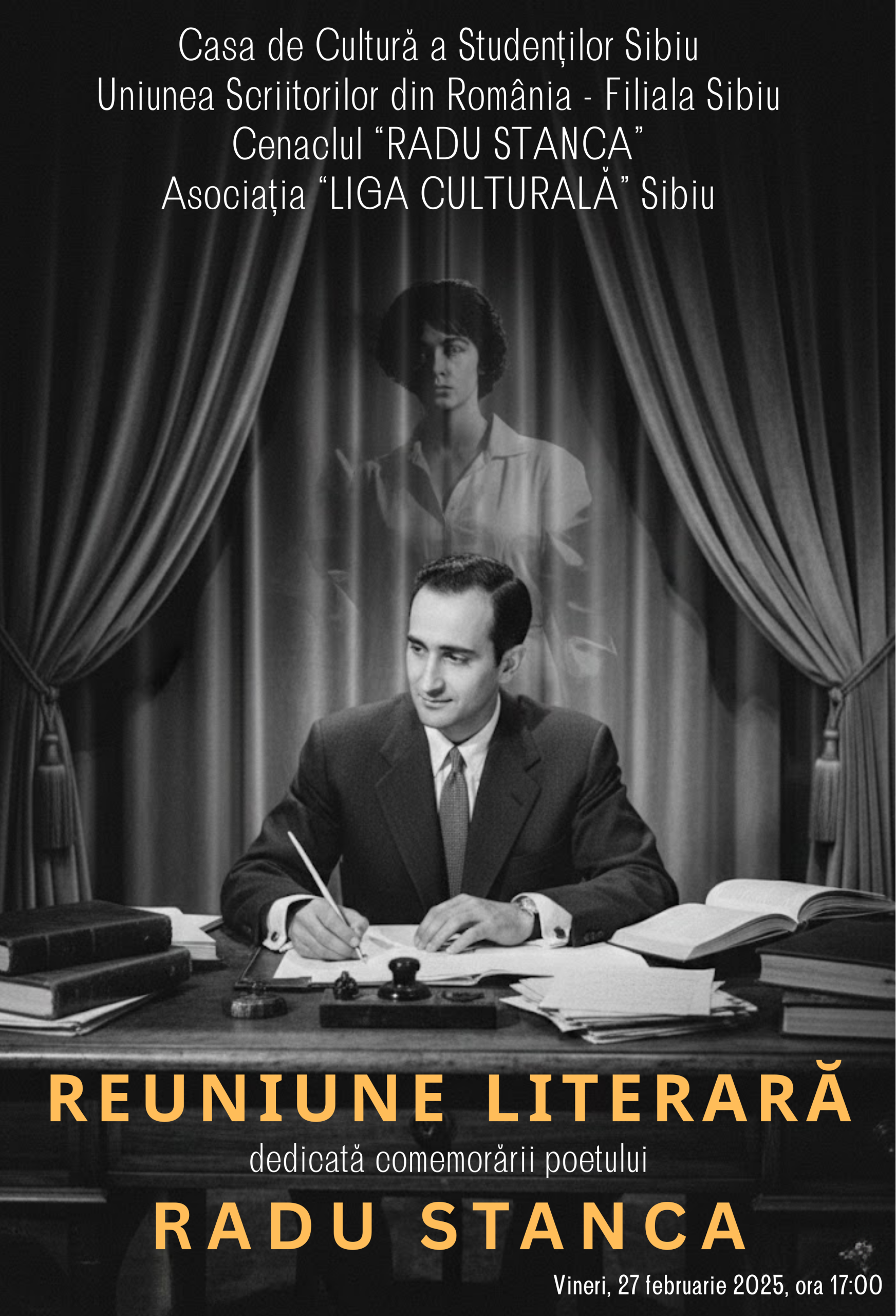 Portretul poetului român Radu Stanca