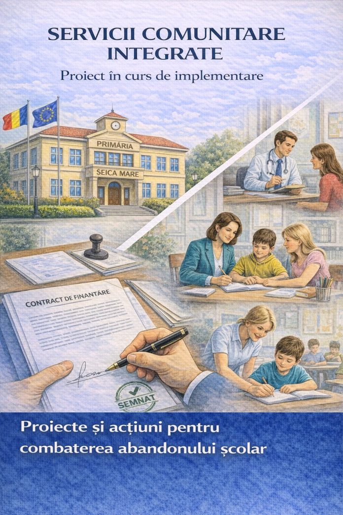 Primăria Șeica Mare prezintă proiecte pentru combaterea abandonului școlar