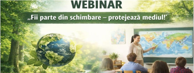Prezentare webinar educație pentru mediu cu grafic și statistici relevante