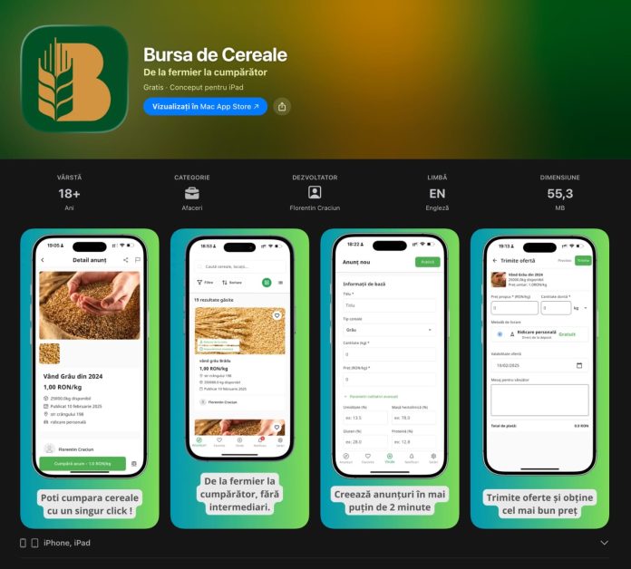 Depozit modern de cereale, punct central al unei burse de cereale eficiente