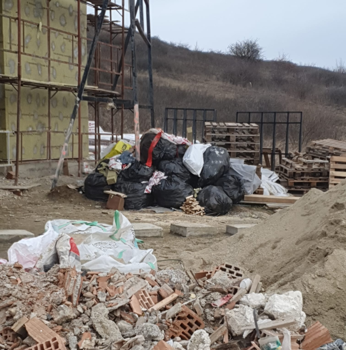 Supraveghere aeriană a șantierelor din județul Sibiu în timpul operațiunii de control al Gărzii de Mediu