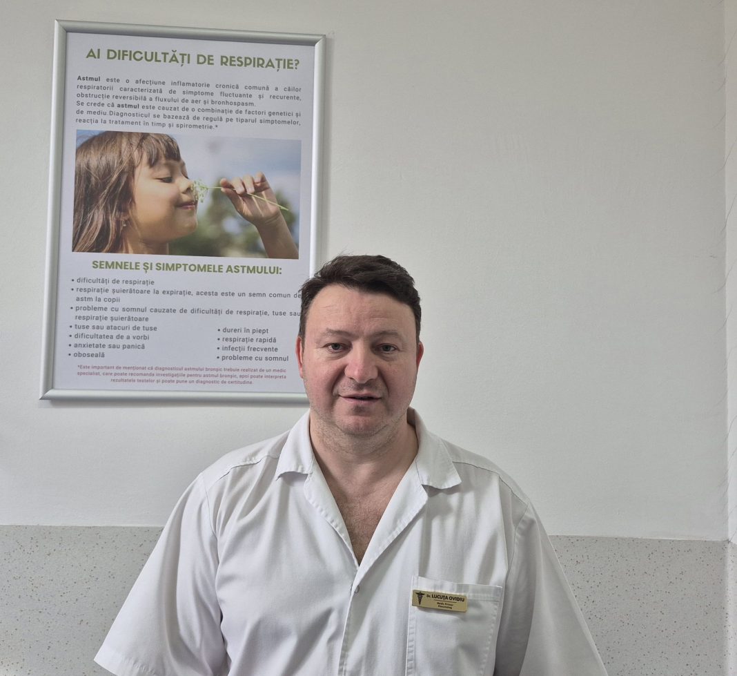 Dr Ovidiu Lucuta Dr. Ovidiu Lucuța, medic pneumolog, discutând despre tusea persistentă și când devine îngrijorătoare