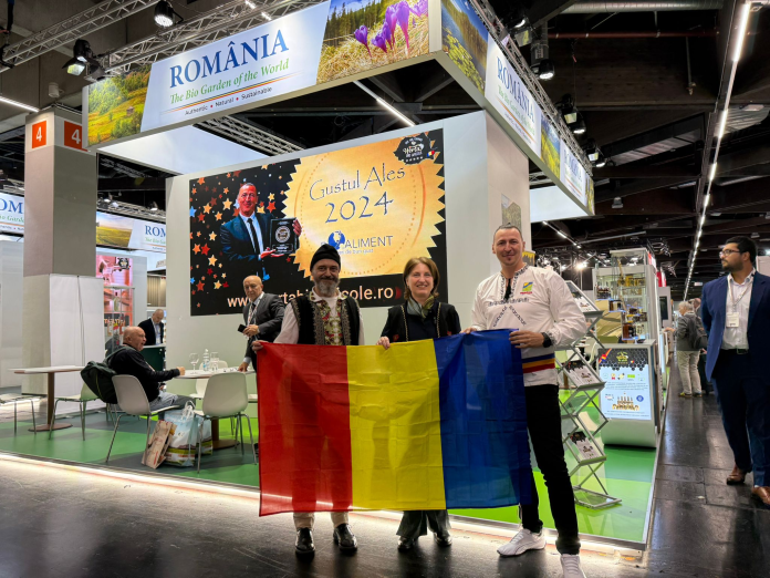 Produse apicole naturale și bio expuse de Herța Bio Apicole la standul de la BIOFACH