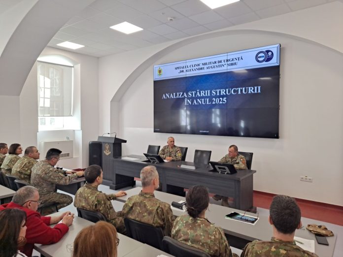 Conducerea spitalului militar analizează datele autoevaluării anuale