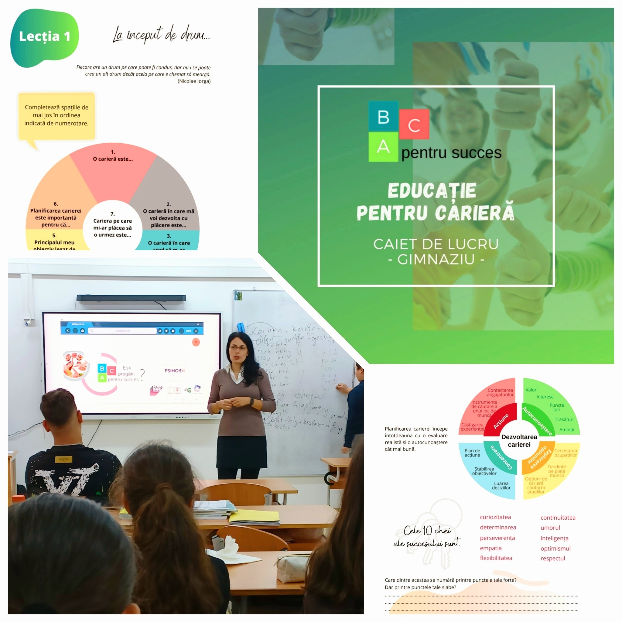 Elevi participă la un workshop despre starea de bine digitală organizat de CJRAE Sibiu și Școala 13