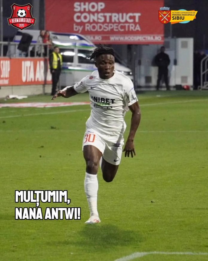 Emmanuel Antwi, fotbalistul care a plecat de la FC Hermannstadt