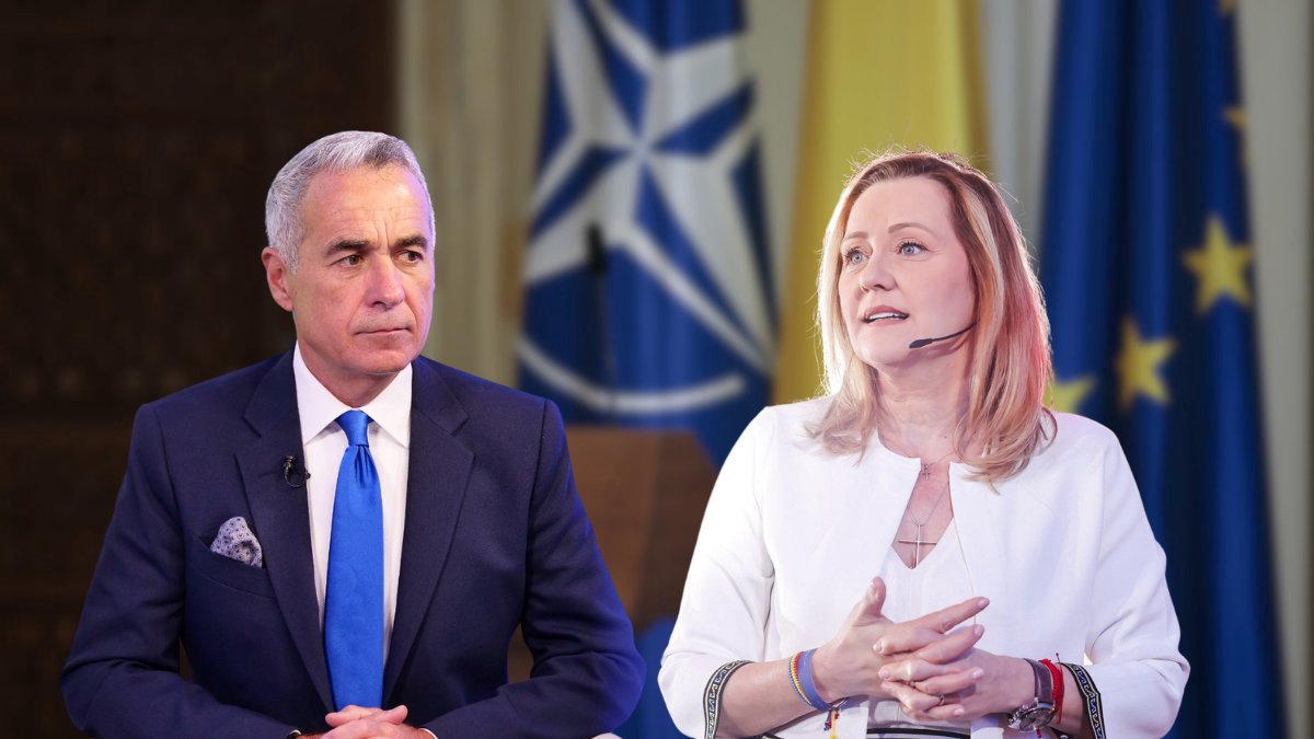 Portretul lui Paul Georgescu și Iulia Lasconi, figuri centrale în manipularea din decembrie.