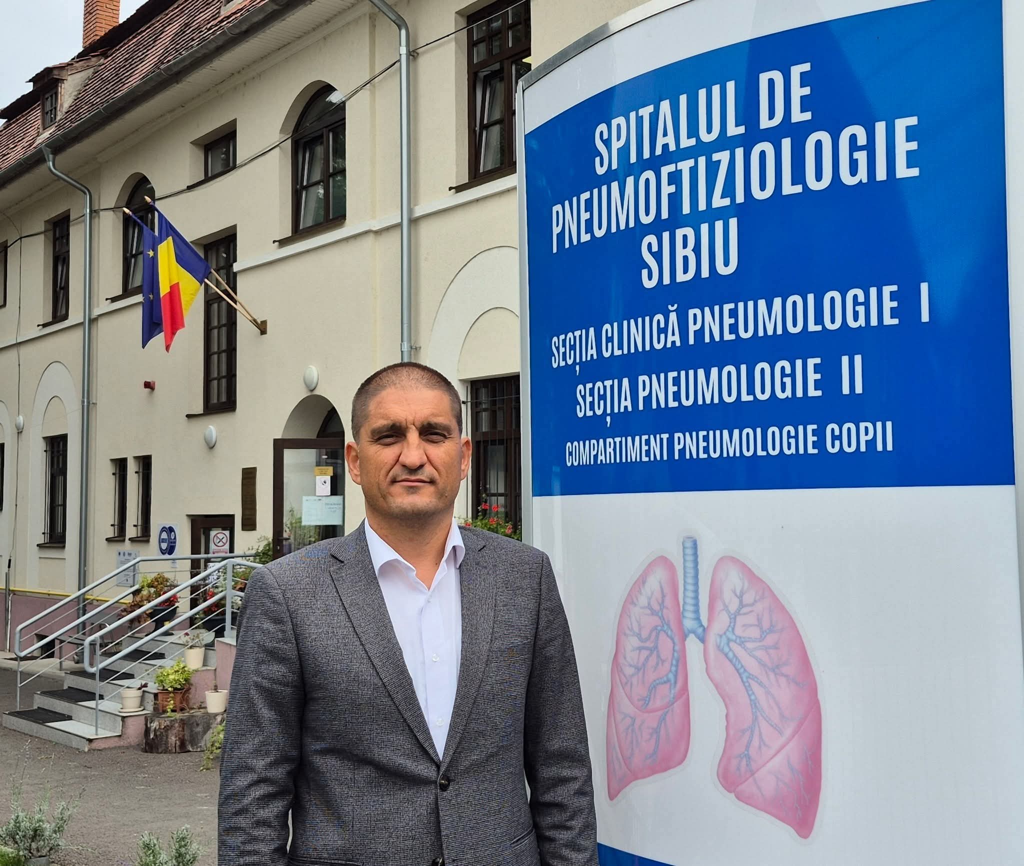 Cristian Roman, managerul Spitalului de Pneumoftiziologie Sibiu