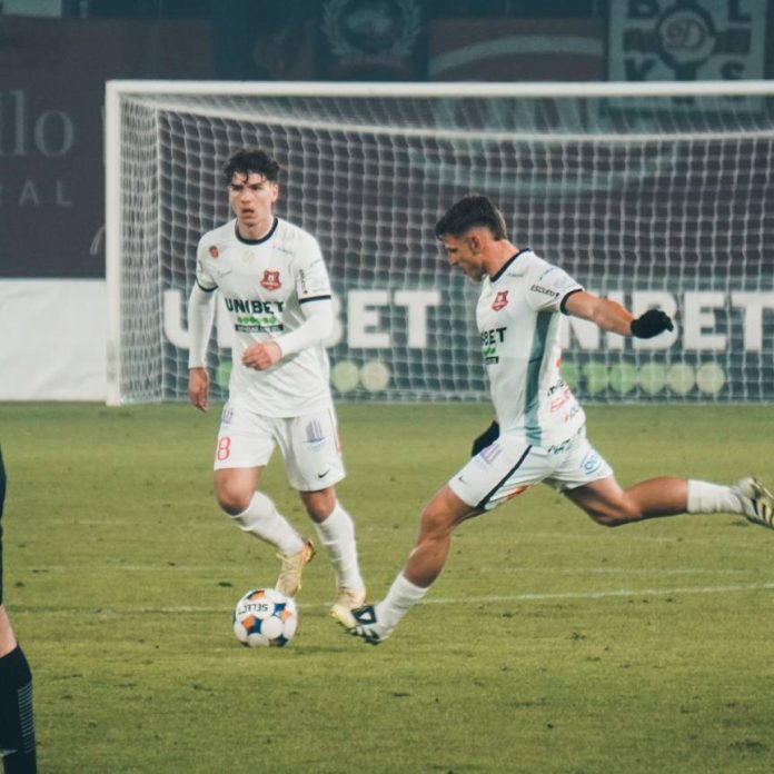 Echipa FC Hermannstadt, clasată penultima în Superliga României după înfrângerea cu Rapid