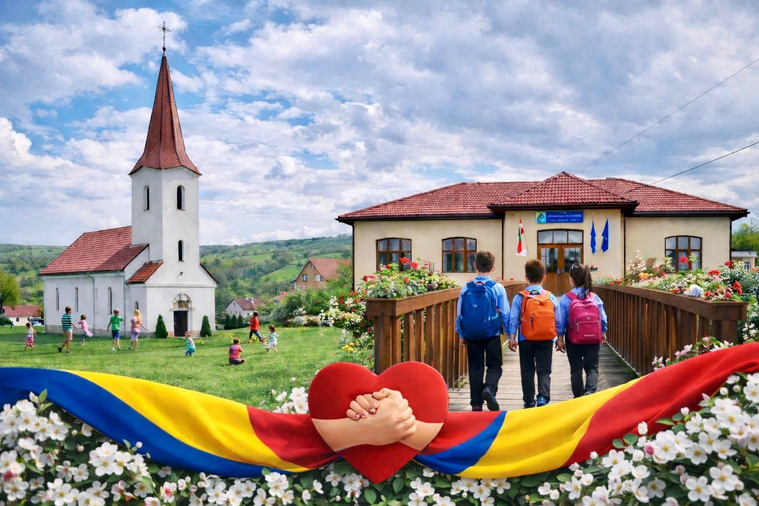 Solidaritate școlară Brădeni: comunitatea se mobilizează pentru a susține elevul cu hemipareză.