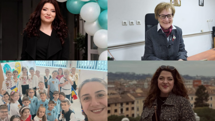 Doamnă învățătoare inspirând elevi în clasă, exemplificând adevărata vocație de dascăl