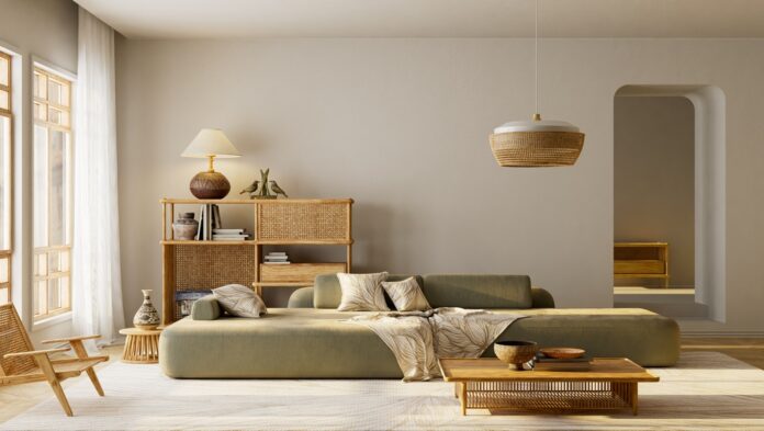 Mobilă de calitate Sibiu: un living modern și confortabil cu canapea, fotolii și mese elegante.