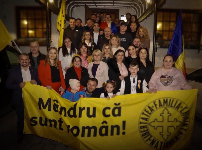 Luminița Păucean Fernandes la un eveniment comunității românești din străinătate