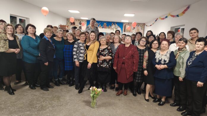 Primarul Andreea Anghel la evenimentul de 8 Martin, oferind un mesaj de apreciere