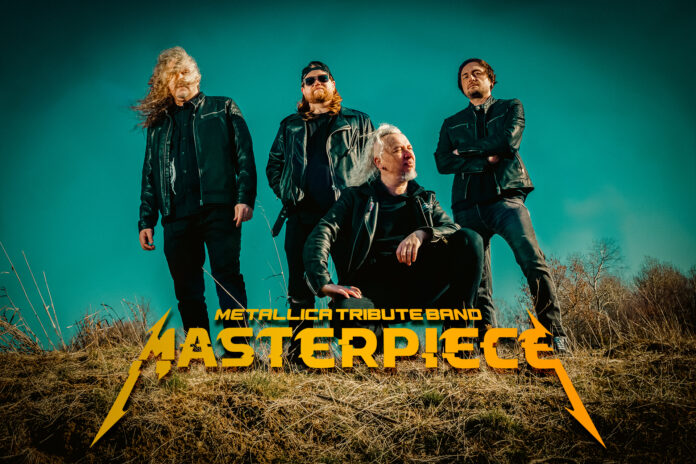 Chitaristul solist al trupei Masterpiece la concertul Metallica din Sibiu