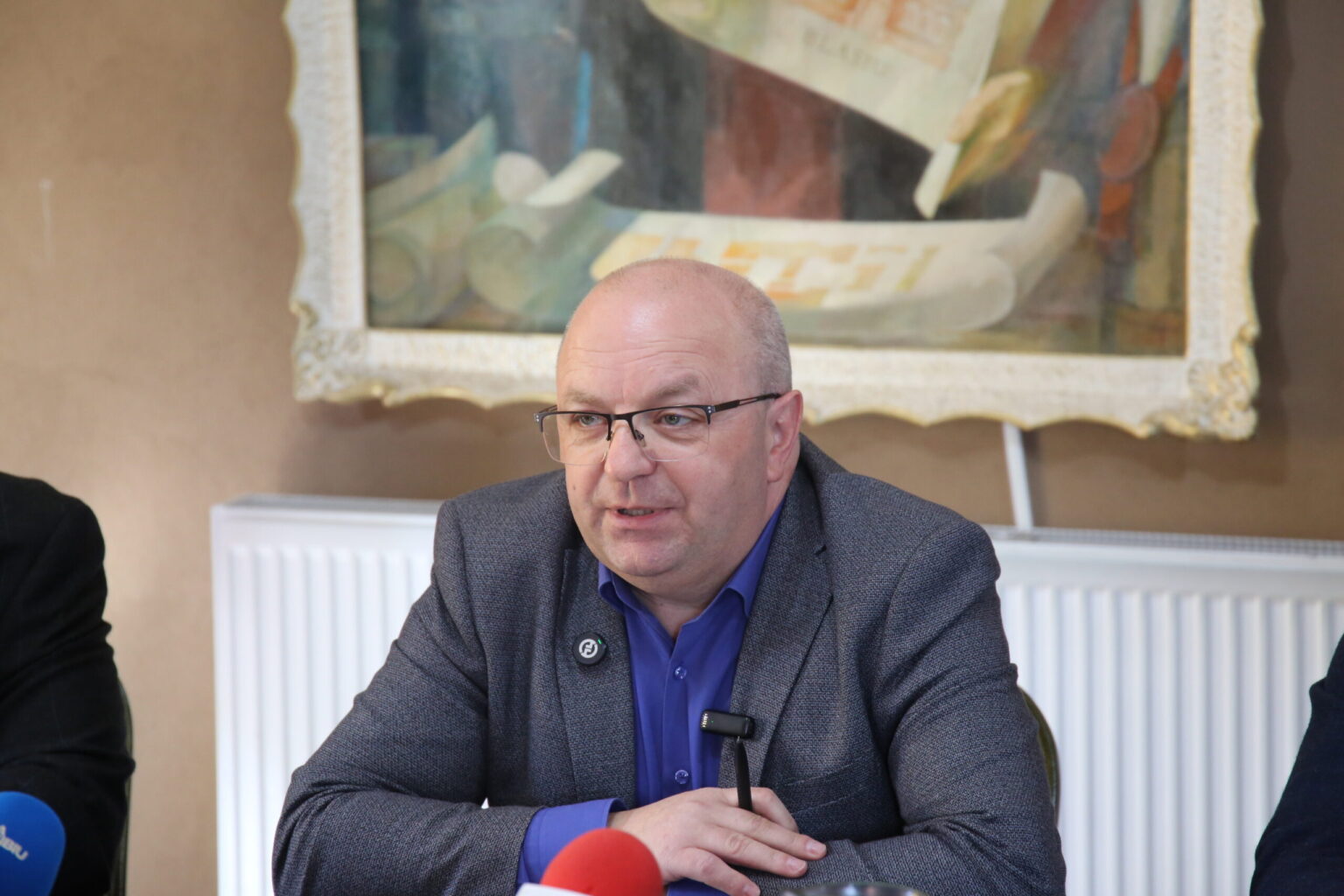 Primarul Sadu, Valentin Ivan, prezentând planurile de investiții record pentru 2025