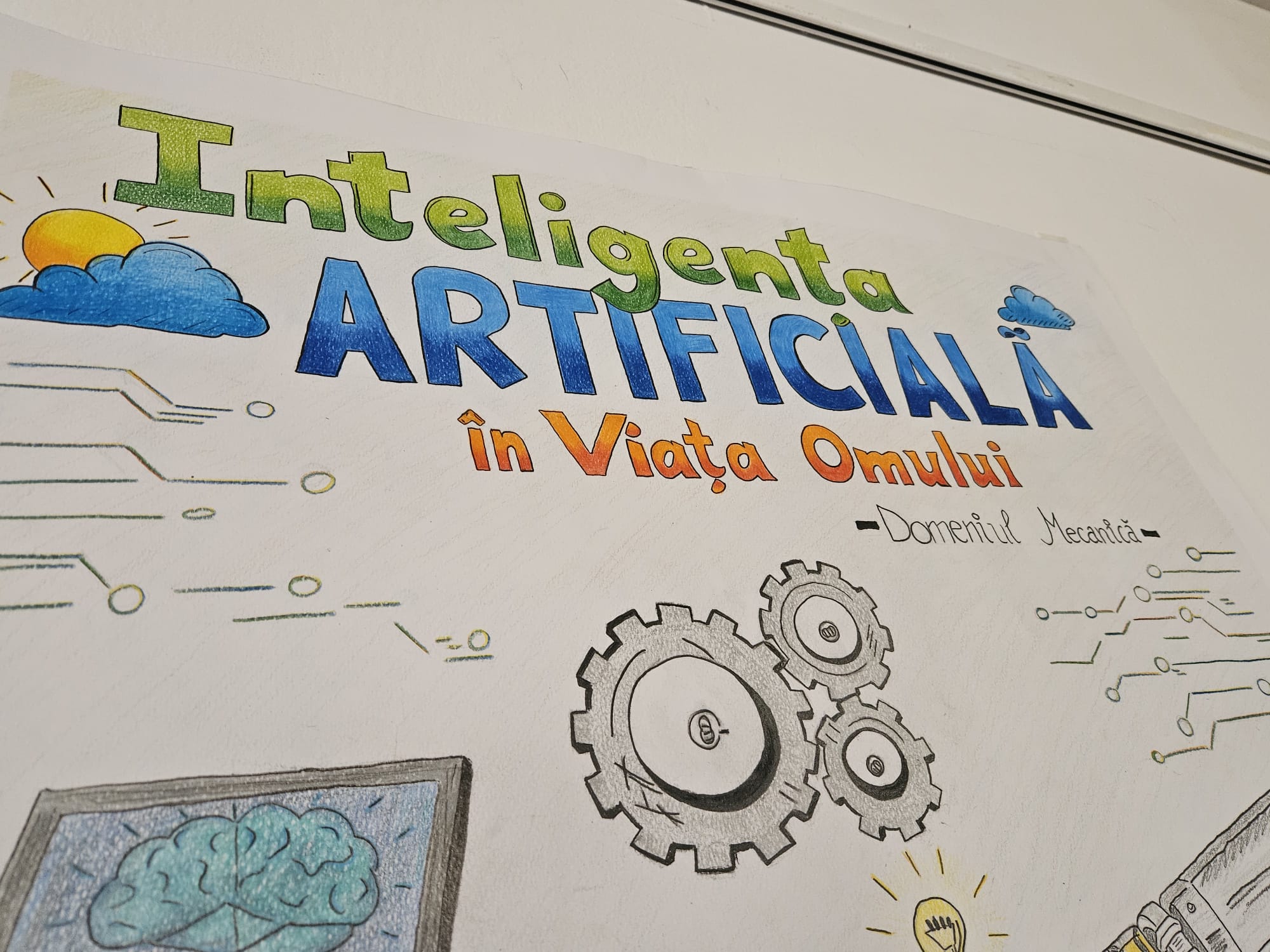 Publicul și participanții la evenimentul despre inteligența artificială din Biblioteca ASTRA