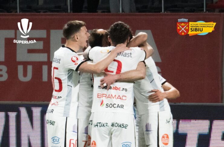 FC Hermannstadt urcă pe loc de baraj: victorie la scor de neprezentare cu FC Botoșani