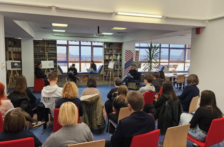 Spectacol-lectură dedicat lui Brâncuși, la Biblioteca ASTRA Sibiu: emoție și autenticitate pentru tânăra generație