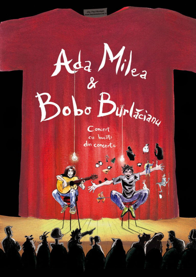 Ada Milea și Bobo Burlăcianu revin la Sibiu cu „CONCERT’N DOI”, pe scena Gong