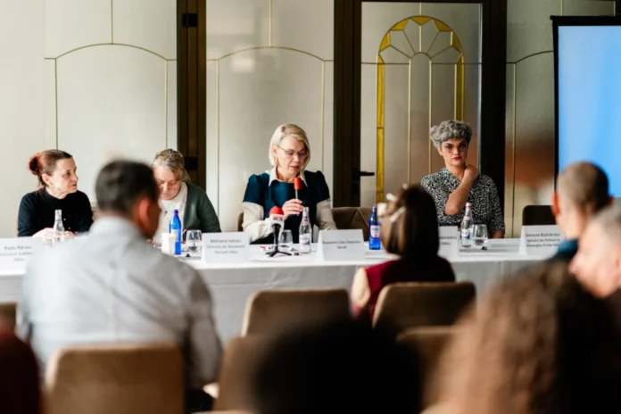 Senatoarea Ruxandra Cibu Deaconu la o discuție despre Centrul Respiro pentru copiii cu nevoi speciale din Sibiu