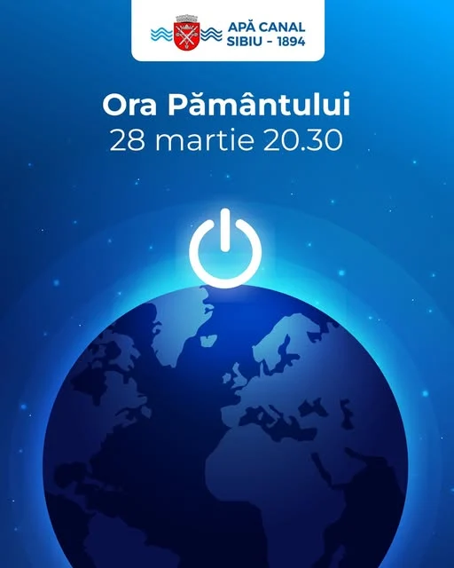 Picușor și Apa Canal Sibiu S.A. au transmis un mesaj de responsabilitate de Ora Pământului