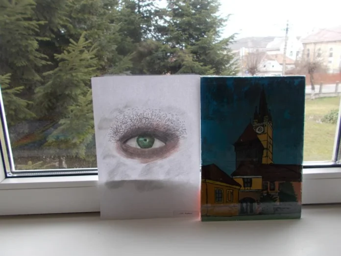 Participanți la Concursul Natura și Omul înscriindu-se la Liceul Teoretic Axente Sever Mediaș