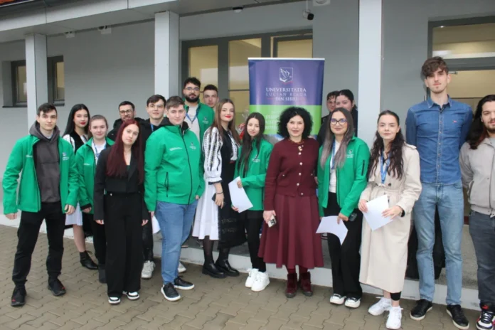 Panoramă a Fermei Didactice Rusciori unde se desfășoară proiectul EDU-LAB-FARM Sibiu