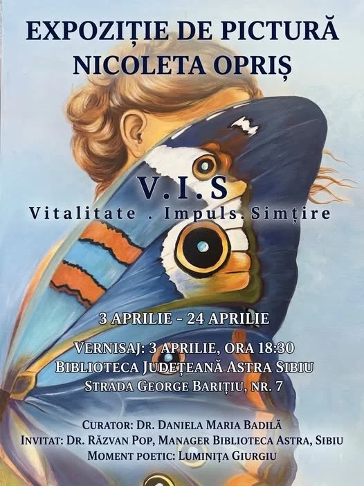 116 Expoziție de pictură semnată Nicoleta Opriș la Biblioteca ASTRA Sibiu