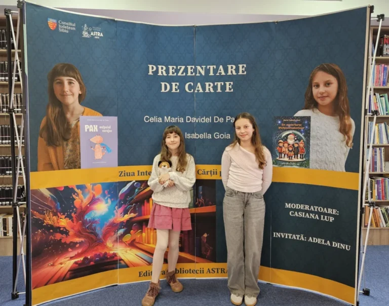 Tinere talente literare, în prim-plan la Biblioteca ASTRA Sibiu de Ziua Cărții pentru Copii