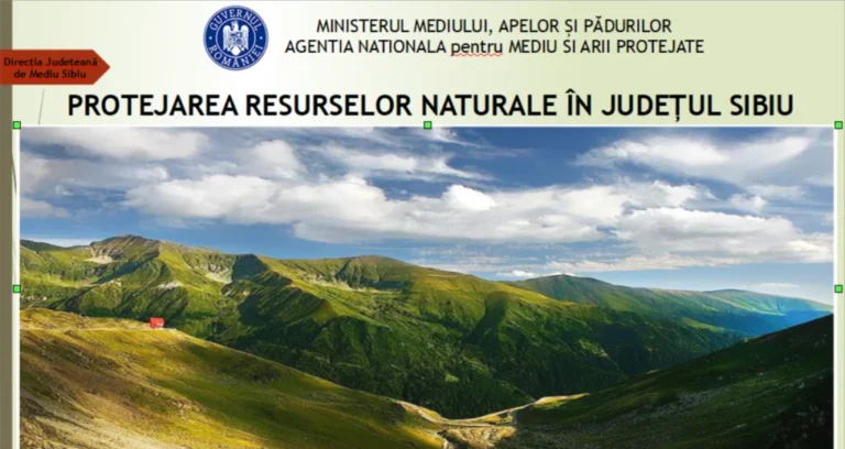 Protejarea resurselor naturale în județul Sibiu: măsuri, controale și provocări în 2025
