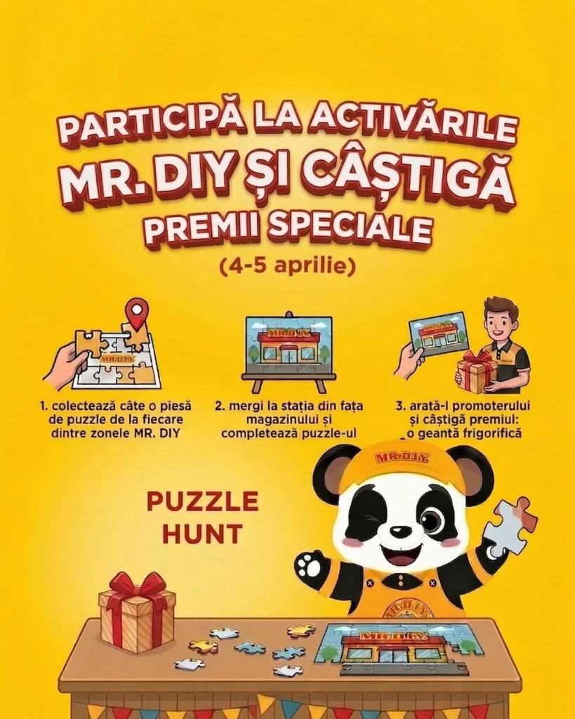 FB_IMG_1775292117323 Activitate și premii la evenimentul de deschidere MR.DIY Sibiu