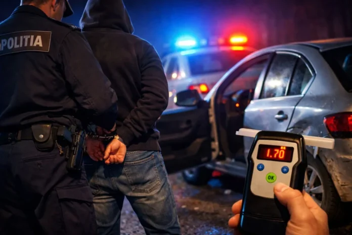 Șofer beat condamnat la închisoare după ce a furat o mașină și a condus fără permis