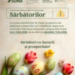 Program modificat pentru colectarea deșeurilor în comuna Loamneș, de Paște