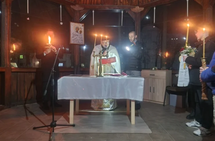 Slujba de Înviere, organizată în condiții speciale la Spitalul Clinic de Psihiatrie „Dr. Gheorghe Preda” Sibiu