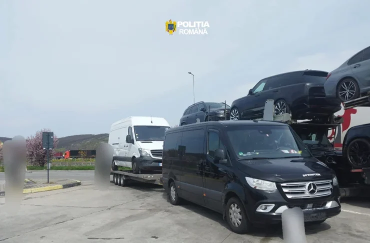 Un șofer bulgar a fost amendat pentru transport ilegal de persoane și bunuri pe autostrada A1!
