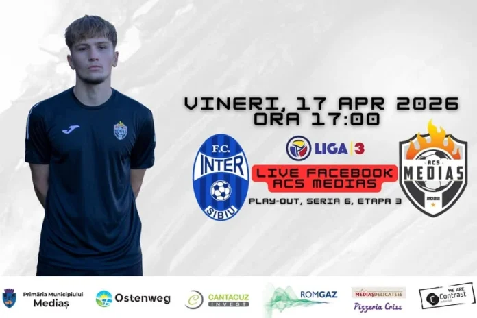 Derby sibian în Liga a III-a jucat pe terenul de la Obor, atmosferă intensă pe stadion.