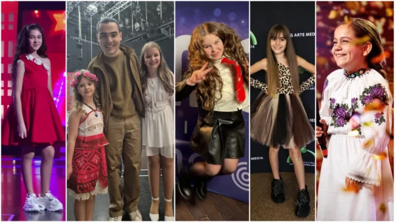 Șase eleve din Sibiu, pe scena emisiunii „Vedeta Familiei” de la TVR1