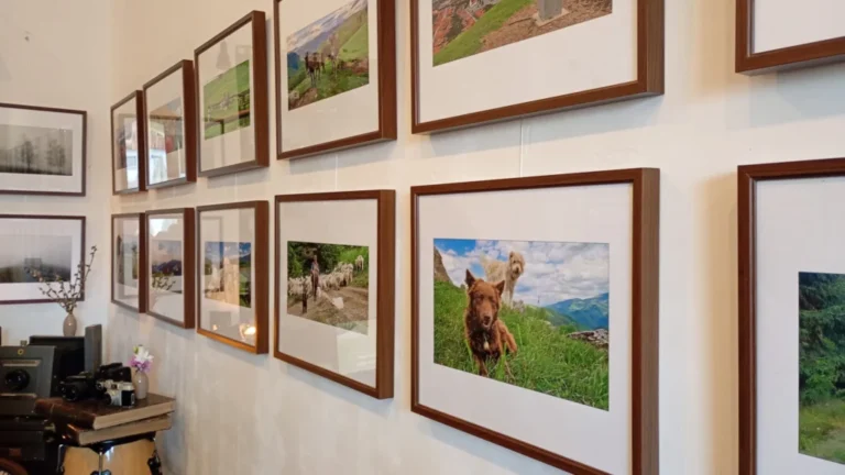 Peste 50 de oameni au participat la vernisajul expoziției „Între om, munte și câine” realizate de Traian Deleanu