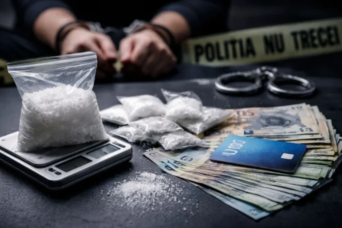 Traficant de droguri din Sibiu prezentat în instanță sau arestat de poliție