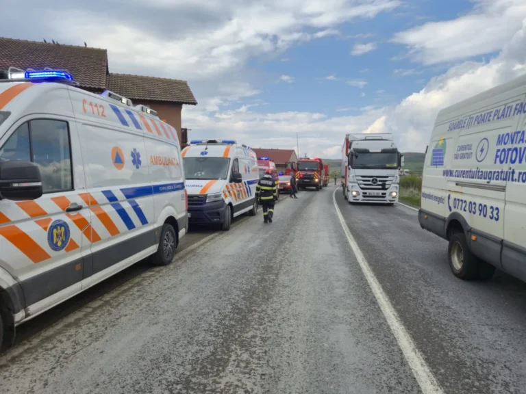 Accident la intrare în Boița: Un copil de 6 ani a ajuns la spital!