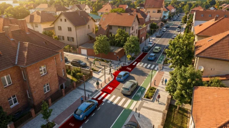 Fără mașini în fața școlii: la Sibiu începe experimentul pentru siguranța copiilor