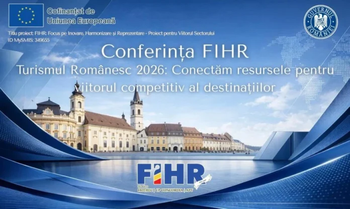 Conferința FIHR 2026 la Sibiu cu autorități, hotelieri și experți europeni discutând viitorul turismului românesc