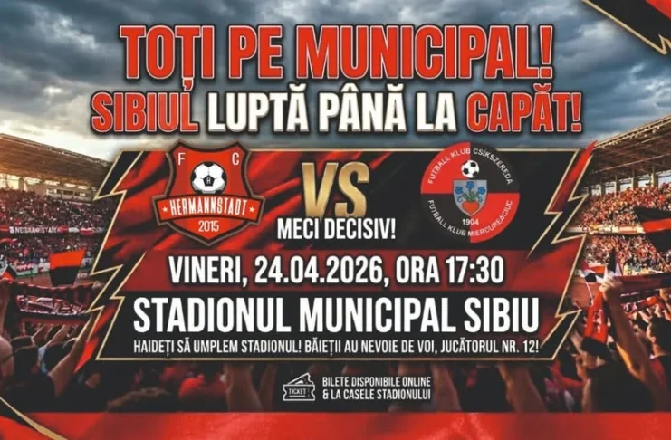 Fanii se mobilizează pentru meciul cu Miercurea Ciuc