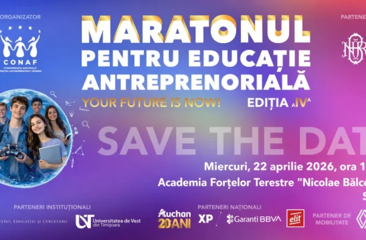 Semifinala județeană „Maratonul pentru Educație Antreprenorială” IV aduce la Sibiu 10 echipe de liceeni care își prezintă planurile de afaceri