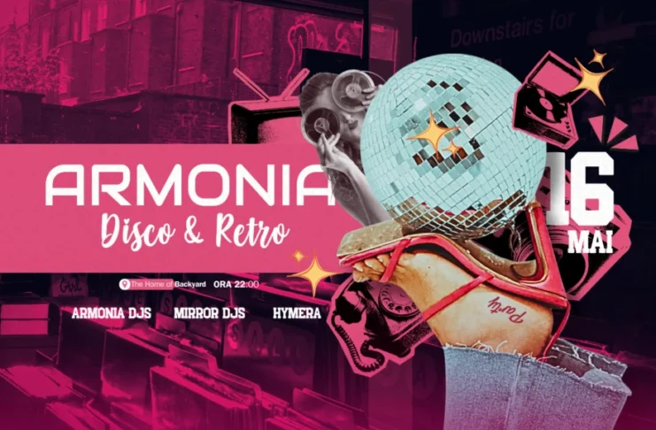 ARMONIA Disco & Retro aduce nostalgia anilor ’80, ’90 și 2000 la Sibiu: gașca se adună pentru cel mai tare chef al primăverii
