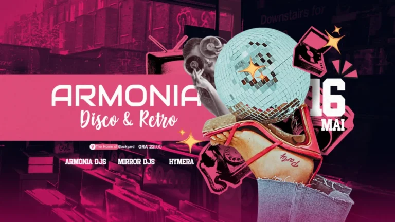 ARMONIA Disco & Retro aduce nostalgia anilor ’80, ’90 și 2000 la Sibiu: gașca se adună pentru cel mai tare chef al primăverii