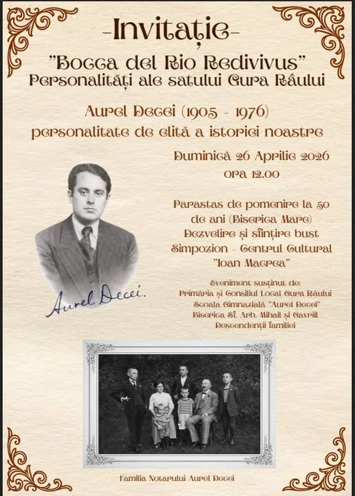 Comemorare la Gura Râului: 50 de ani de la dispariția istoricului Aurel Decei, marcați prin evenimente educative și culturale