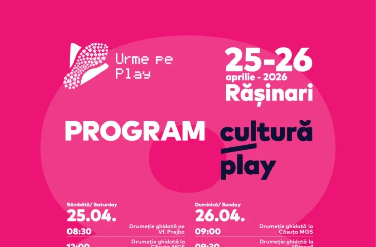 Weekend plin în Rășinari: 1.000 de alergători la start și activități în aer liber la „Urme pe Play”